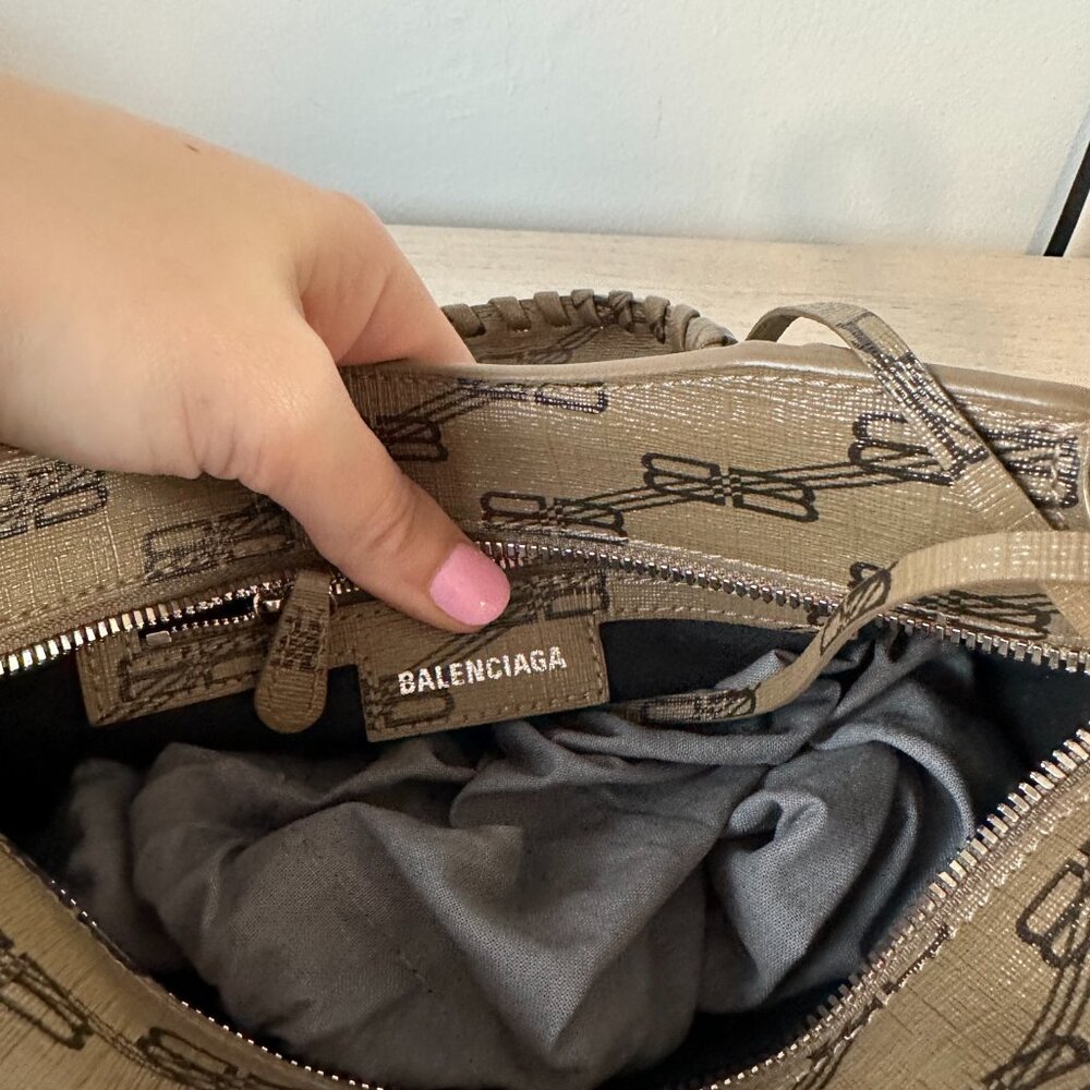 ❌SOLD❌NWT Balenciaga Neo Cagole Top Handle XS Shoulder Bag BB Monogram Coated - Picture 9 of 10
